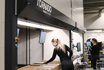 Studija slučaja 3StepIT: Povećanje efikasnosti od 200% kroz retrofit skladišta | Tornado skladišni sistem